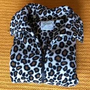 Vintage/Retro Leopard Print Fleece by Sass